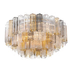 Crystorama ADD-331-CH-AU Polished Chrome Addis 16 Light Polished Chrome Flush Mount Image 4