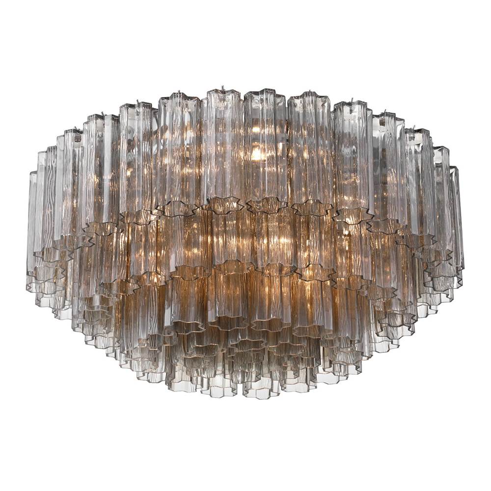 Crystorama ADD-331-CH-SM Polished Chrome Addis 16 Light Polished Chrome Flush Mount Image 4