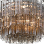 Crystorama ADD-331-CH-SM Polished Chrome Addis 16 Light Polished Chrome Flush Mount Image 3