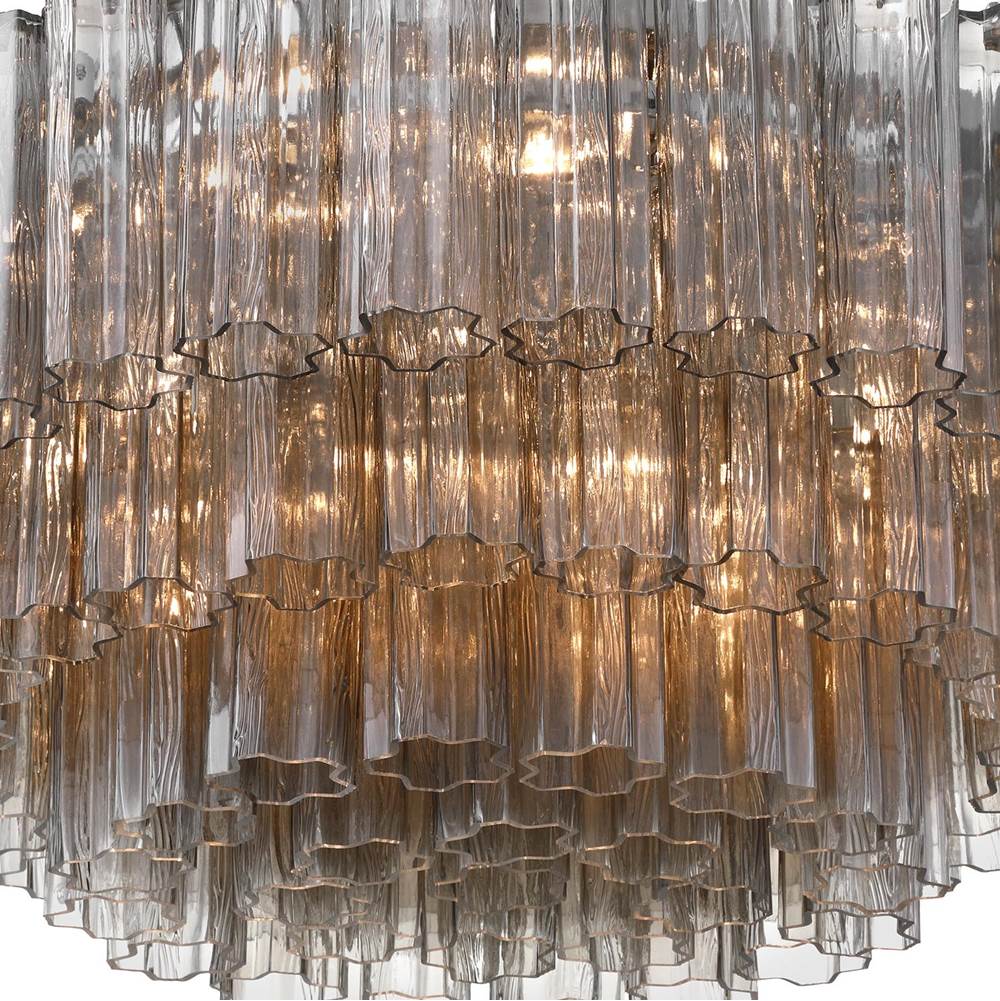 Crystorama ADD-331-CH-SM Polished Chrome Addis 16 Light Polished Chrome Flush Mount Image 3