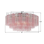Crystorama ADD-331-CH-SP Polished Chrome Addis 16 Light Polished Chrome Flush Mount Image 3