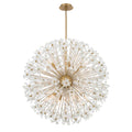Crystorama ADL-512-AG-CL Aged Brass Adley 34'' Aged Brass Chandelier Image 1
