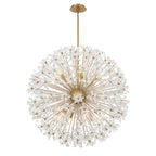 Crystorama ADL-512-AG-CL Aged Brass Adley 34'' Aged Brass Chandelier Image 1