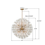 Crystorama ADL-512-AG-CL Aged Brass Adley 34'' Aged Brass Chandelier Image 2