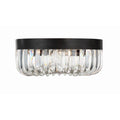 Crystorama ALI-B2005-CZ Charcoal Bronze Alister 5 Light Charcoal Bronze Ceiling Mount Image 1