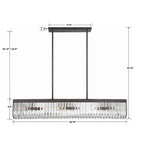 Crystorama ALI-B2007-CZ Charcoal Bronze Alister 6 Light Charcoal Bronze Chandelier Image 2