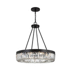 Crystorama ALI-B2010-CZ Charcoal Bronze Alister 10 Light Charcoal Bronze Chandelier Image 1