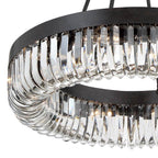 Crystorama ALI-B2010-CZ Charcoal Bronze Alister 10 Light Charcoal Bronze Chandelier Image 3