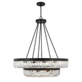 Crystorama ALI-B2026-CZ Charcoal Bronze Alister 26 Light Charcoal Bronze Chandelier Image 1