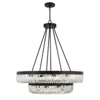 Crystorama ALI-B2026-CZ Charcoal Bronze Alister 26 Light Charcoal Bronze Chandelier Image 1