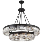 Crystorama Alister 26 Light Charcoal Bronze Chandelier