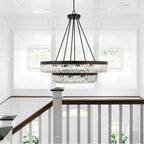 Crystorama ALI-B2026-CZ Charcoal Bronze Alister 26 Light Charcoal Bronze Chandelier Image 3