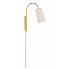 Crystorama ALX-4501-AG Aged Brass Alexa 1 Light Aged Brass Wall Mount Image 6