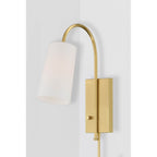 Crystorama ALX-4501-AG Aged Brass Alexa 1 Light Aged Brass Wall Mount Image 3