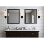 Crystorama ALX-4501-MK Matte Black Alexa 1 Light Matte Black Wall Mount Image 4