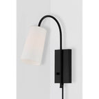 Crystorama ALX-4501-MK Matte Black Alexa 1 Light Matte Black Wall Mount Image 3