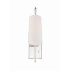 Crystorama ALX-4501-PN Polished Nickel Alexa 1 Light Polished Nickel Wall Mount Image 7