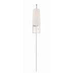 Crystorama ALX-4501-PN Polished Nickel Alexa 1 Light Polished Nickel Wall Mount Image 4