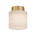 Crystorama AME-400-AG Aged Brass Acme 5.75'' Aged Brass Semi Flush Mount Image 1