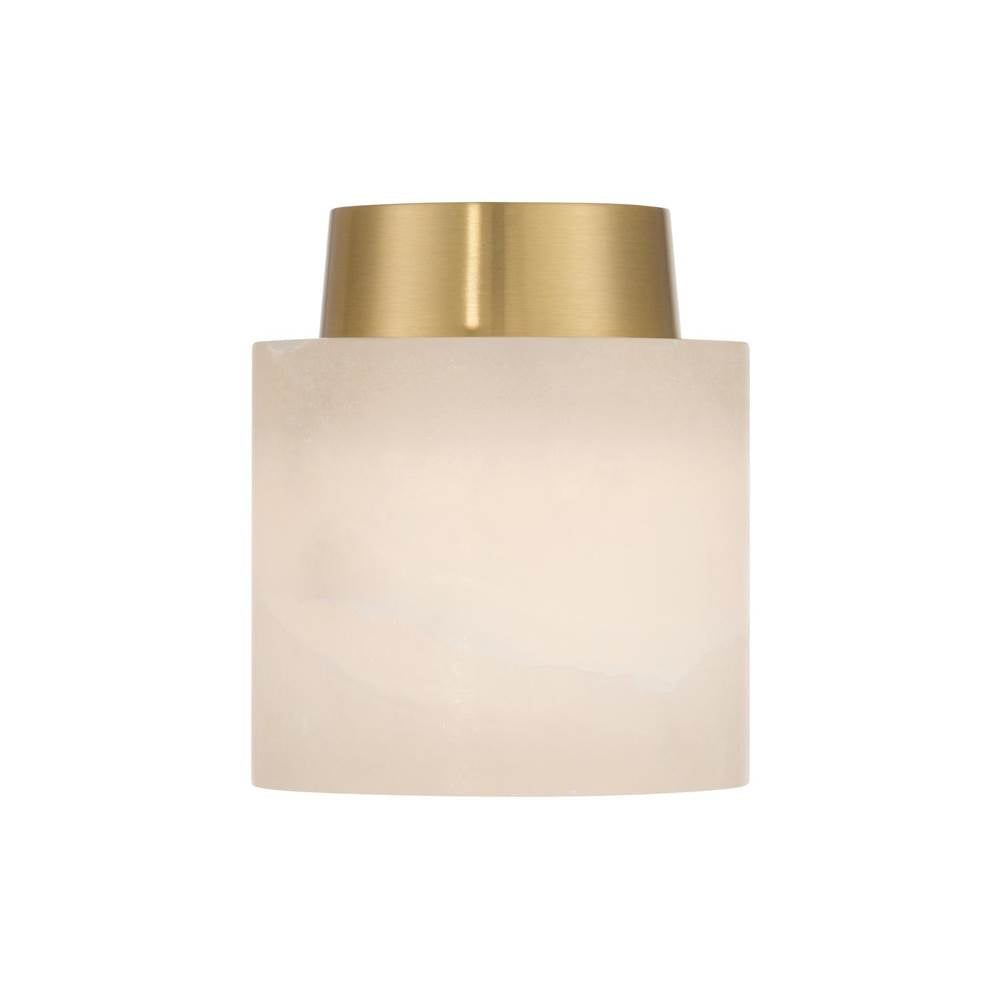 Crystorama AME-400-AG Aged Brass Acme 5.75'' Aged Brass Semi Flush Mount Image 6