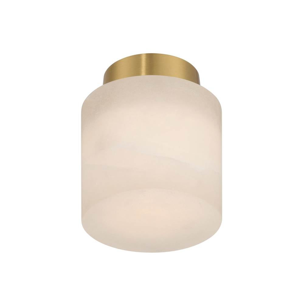 Crystorama AME-400-AG Aged Brass Acme 5.75'' Aged Brass Semi Flush Mount Image 5