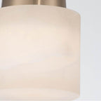 Crystorama AME-400-AG Aged Brass Acme 5.75'' Aged Brass Semi Flush Mount Image 4