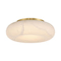 Crystorama AME-405-AG Aged Brass Acme 16'' Integrated Led Aged Brass Flush Mount Image 1