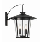 Crystorama AND-9202-CL-MK Matte Black Andover 4 Light Matte Black Outdoor Wall Mount Image 3