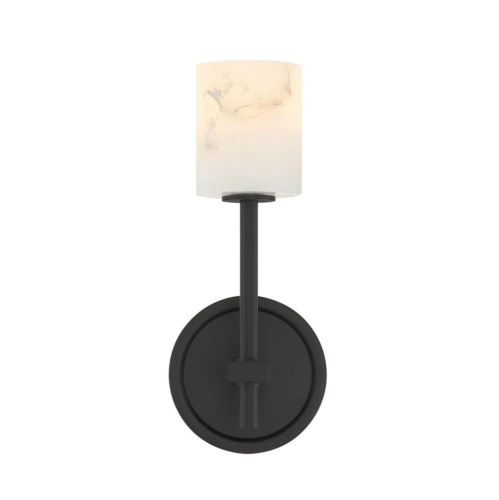 Crystorama ARA-10261-MK-ST Matte Black Aragon 4.5'' Led Matte Black Sconce Image 4
