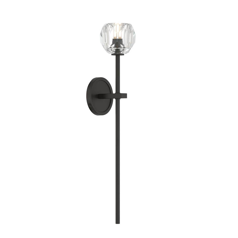 Crystorama ARA-10261-MK Matte Black Aragon 4.5'' Led Matte Black Sconce Image 1