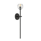 Crystorama Aragon 4.5'' Led Matte Black Sconce