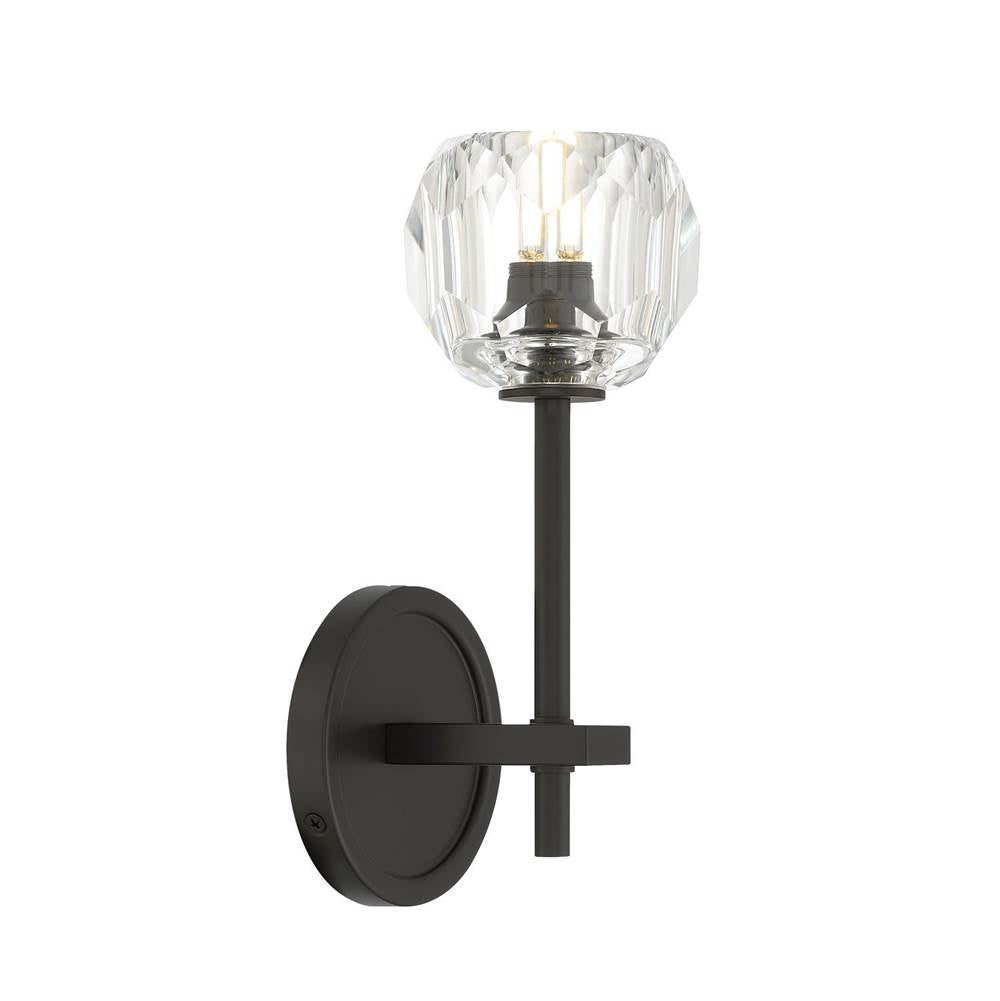 Crystorama ARA-10261-MK Matte Black Aragon 4.5'' Led Matte Black Sconce Image 6