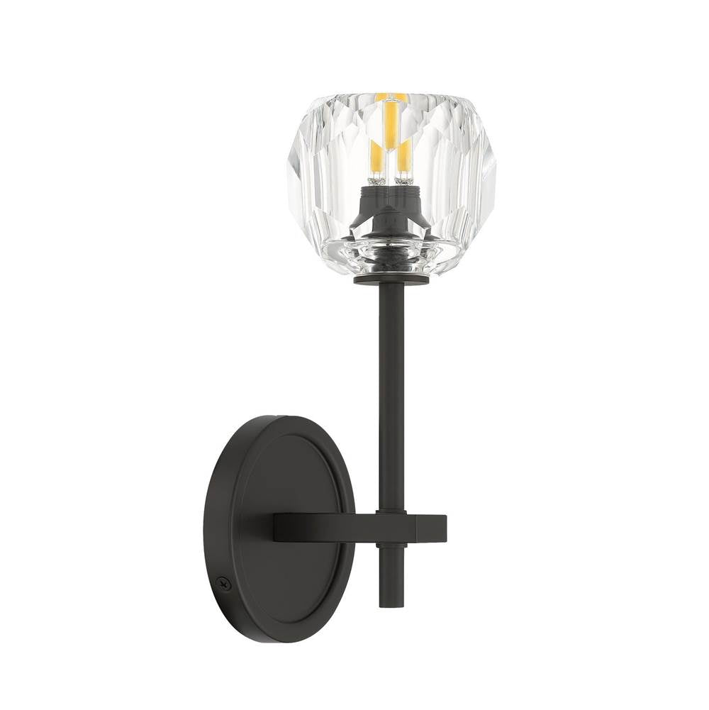 Crystorama ARA-10261-MK Matte Black Aragon 4.5'' Led Matte Black Sconce Image 5