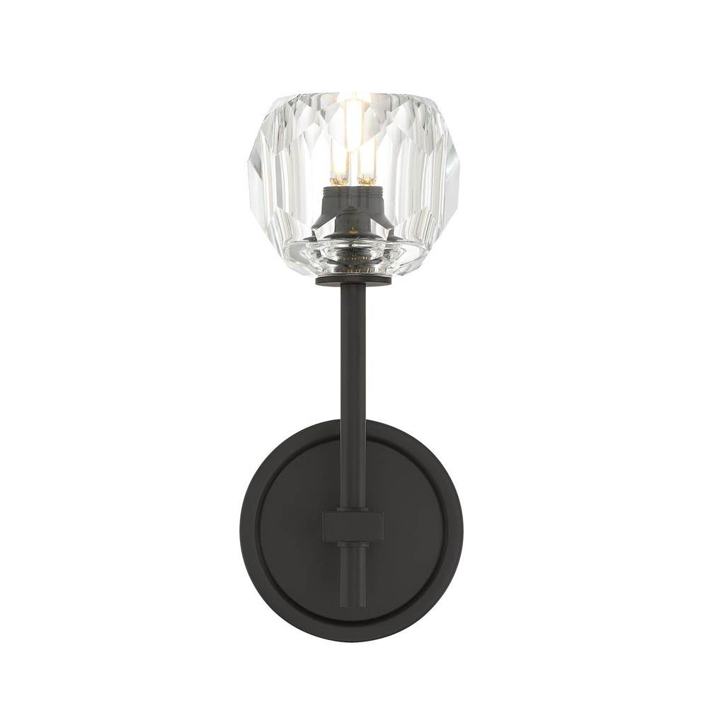 Crystorama ARA-10261-MK Matte Black Aragon 4.5'' Led Matte Black Sconce Image 4