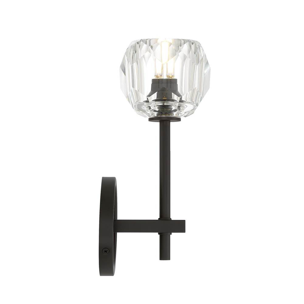 Crystorama ARA-10261-MK Matte Black Aragon 4.5'' Led Matte Black Sconce Image 3