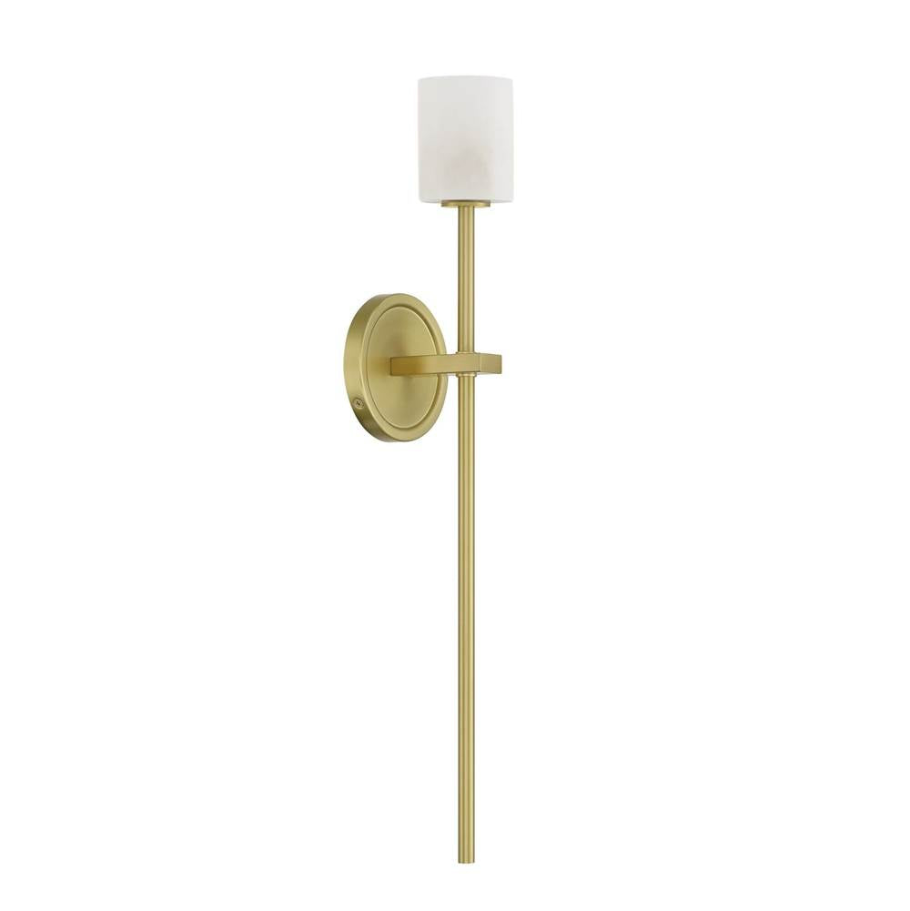 Crystorama Aragon 4.5'' Led Matte Black Sconce