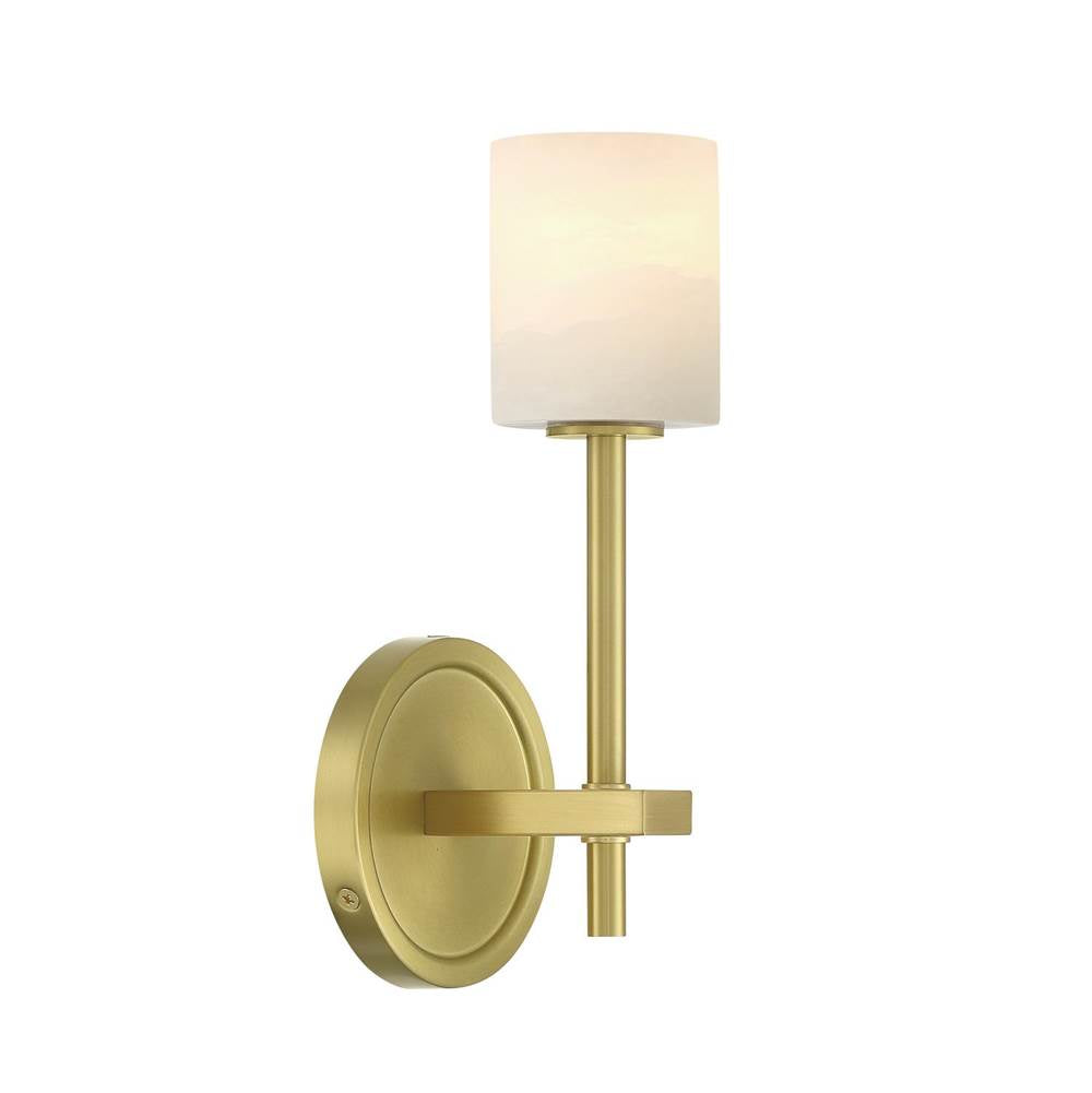 Crystorama ARA-10261-SB-ST Soft Brass Aragon 4.5'' Led Soft Brass Sconce Image 7