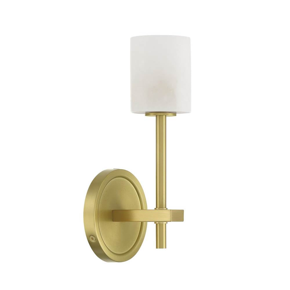 Crystorama ARA-10261-SB-ST Soft Brass Aragon 4.5'' Led Soft Brass Sconce Image 6
