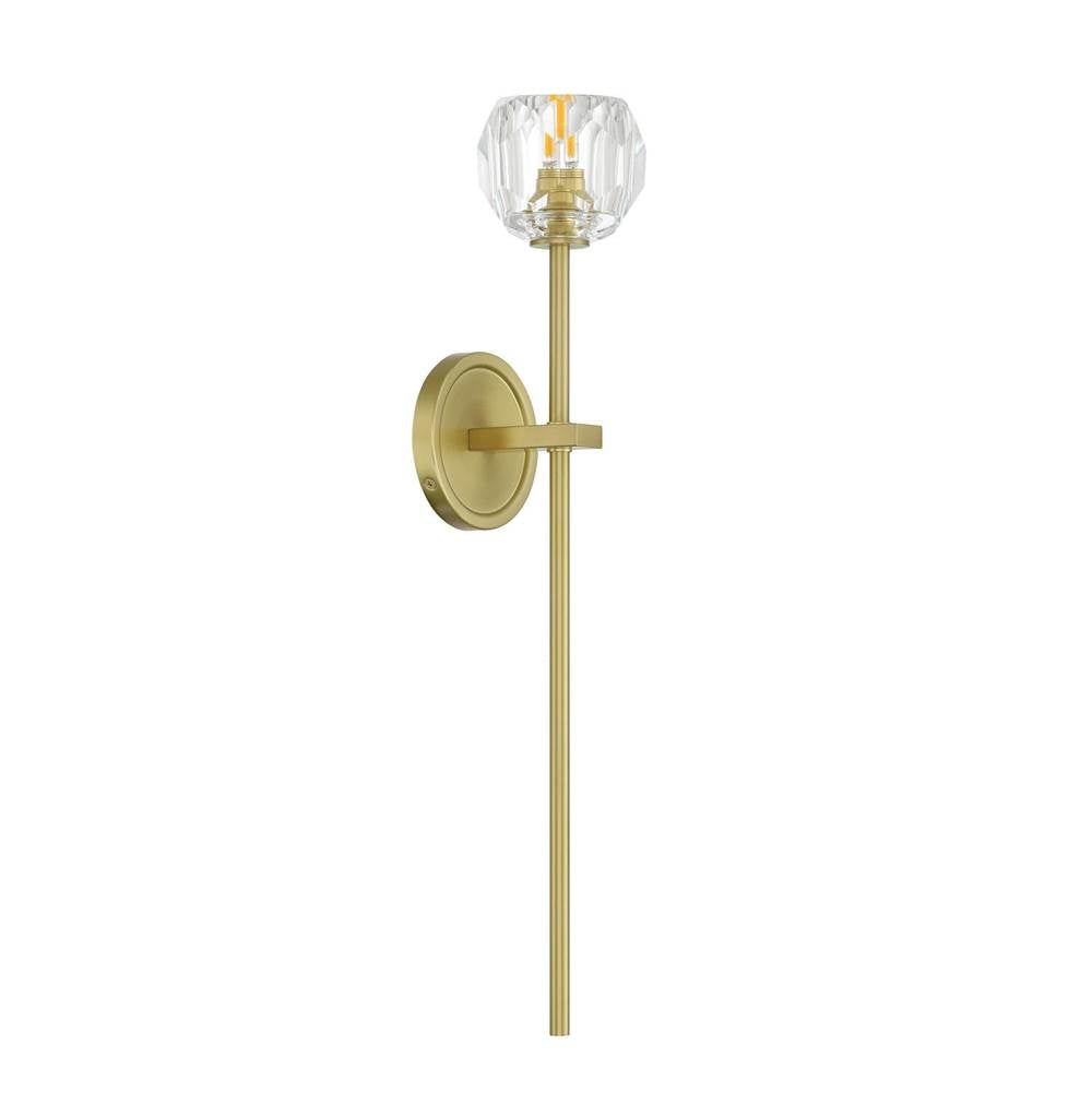 Crystorama Aragon 4.5'' Led Matte Black Sconce
