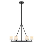 Crystorama ARA-10264-MK-ST Matte Black Aragon 6 Light Matte Black Chandelier Image 7