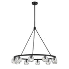 Crystorama ARA-10265-MK Matte Black Aragon 10 Light Matte Black Chandelier Image 7
