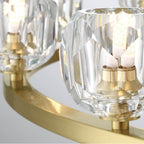 Crystorama ARA-10265-SB Soft Brass Aragon 10 Light Soft Brass Chandelier Image 3