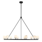 Crystorama ARA-10266-MK-ST Matte Black Aragon 12 Light Matte Black Chandelier Image 7