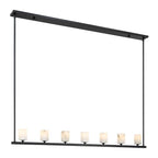 Crystorama ARA-10267-MK-ST Matte Black Aragon 7 Light Matte Black Chandelier Image 1