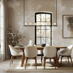 Crystorama ARA-10267-MK-ST Matte Black Aragon 7 Light Matte Black Chandelier Image 4