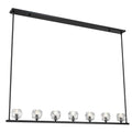 Crystorama ARA-10267-MK Matte Black Aragon 7 Light Matte Black Chandelier Image 1