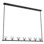 Crystorama ARA-10267-MK Matte Black Aragon 7 Light Matte Black Chandelier Image 1
