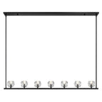 Crystorama ARA-10267-MK Matte Black Aragon 7 Light Matte Black Chandelier Image 9