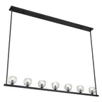 Crystorama ARA-10267-MK Matte Black Aragon 7 Light Matte Black Chandelier Image 8