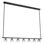 Crystorama ARA-10267-MK Matte Black Aragon 7 Light Matte Black Chandelier Image 7